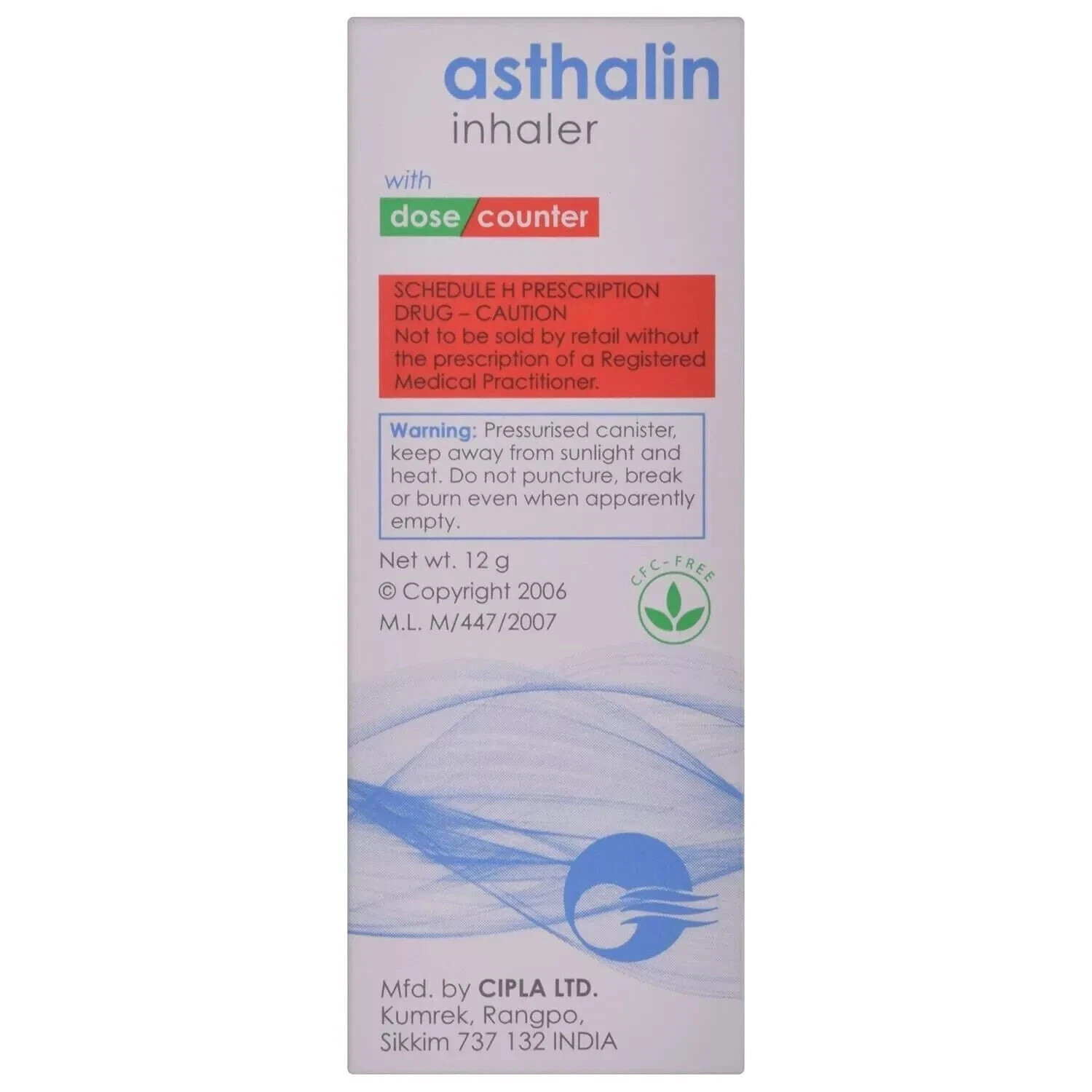 Asthaline - Asthma Albuteral Inhaler, 200 Puffs Pin | FAST DELIVERY
