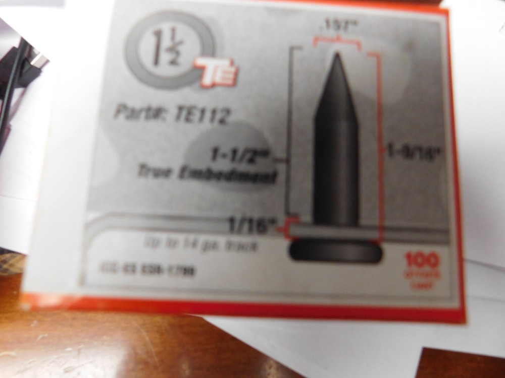RAMSET fastener Pin,1 1/2 In,Powder Tool
