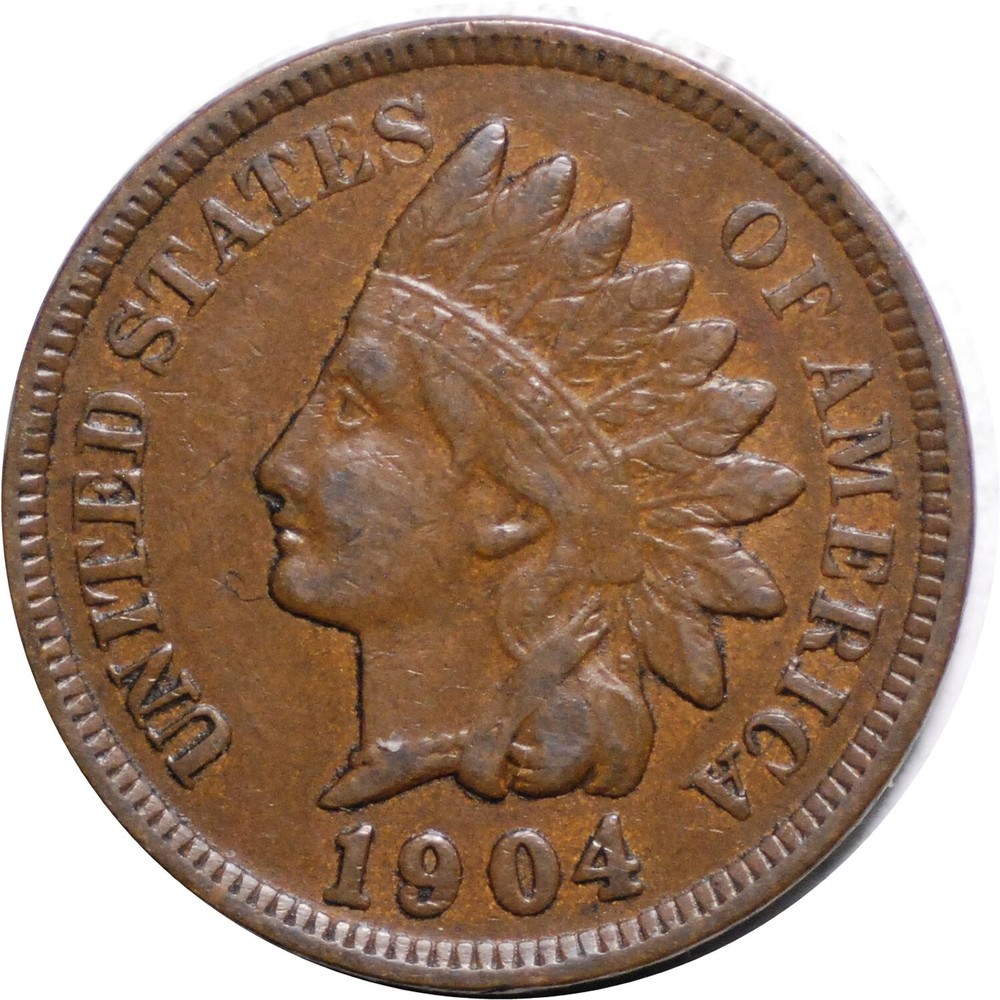 1904 Indian head cent - XF #177