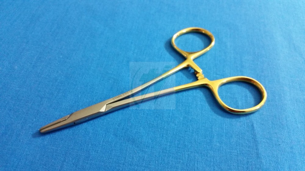 T/C O.R GRADE WEBSTER NEEDLE HOLDER DRIVER 4.5" SMOOTH PLAIN JAWS