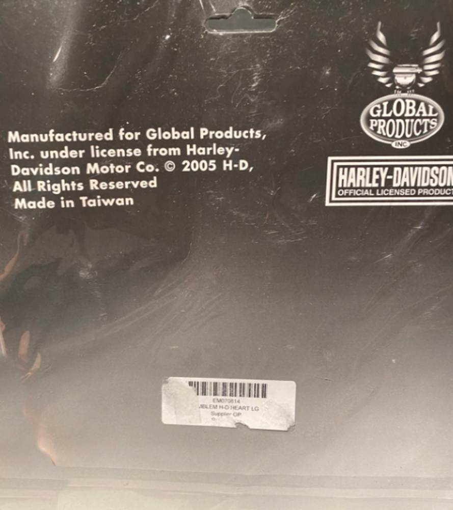 Harley Davidson Women's H-D Heart Patch / Emblem