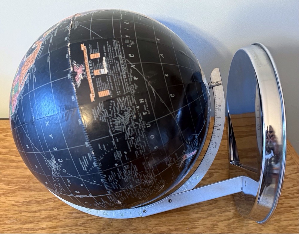 Vtg 1960’s Replogle 12" Starlight Globe