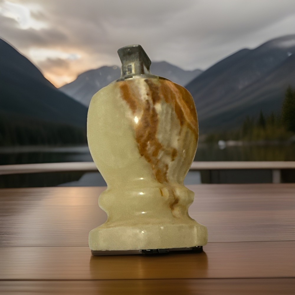 Vector Cigar Lighter & Ashtray Set Marble Look