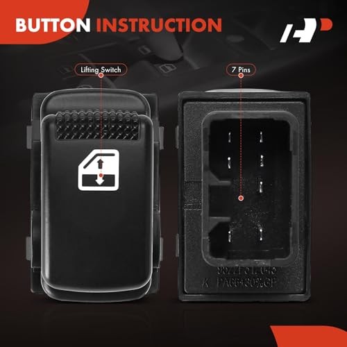 Power Window Switch Compatible with Kia Sorento 2004-2005, Front Right