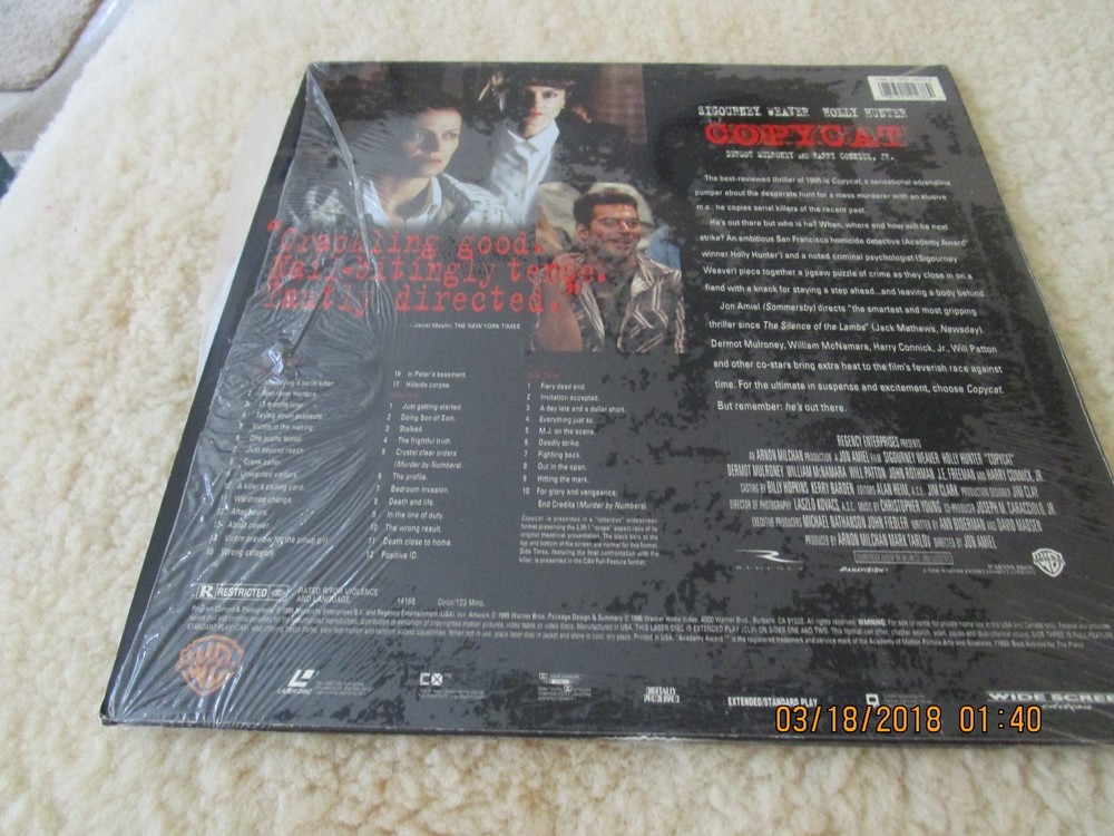 Copycat Laserdisc VIDEODISC