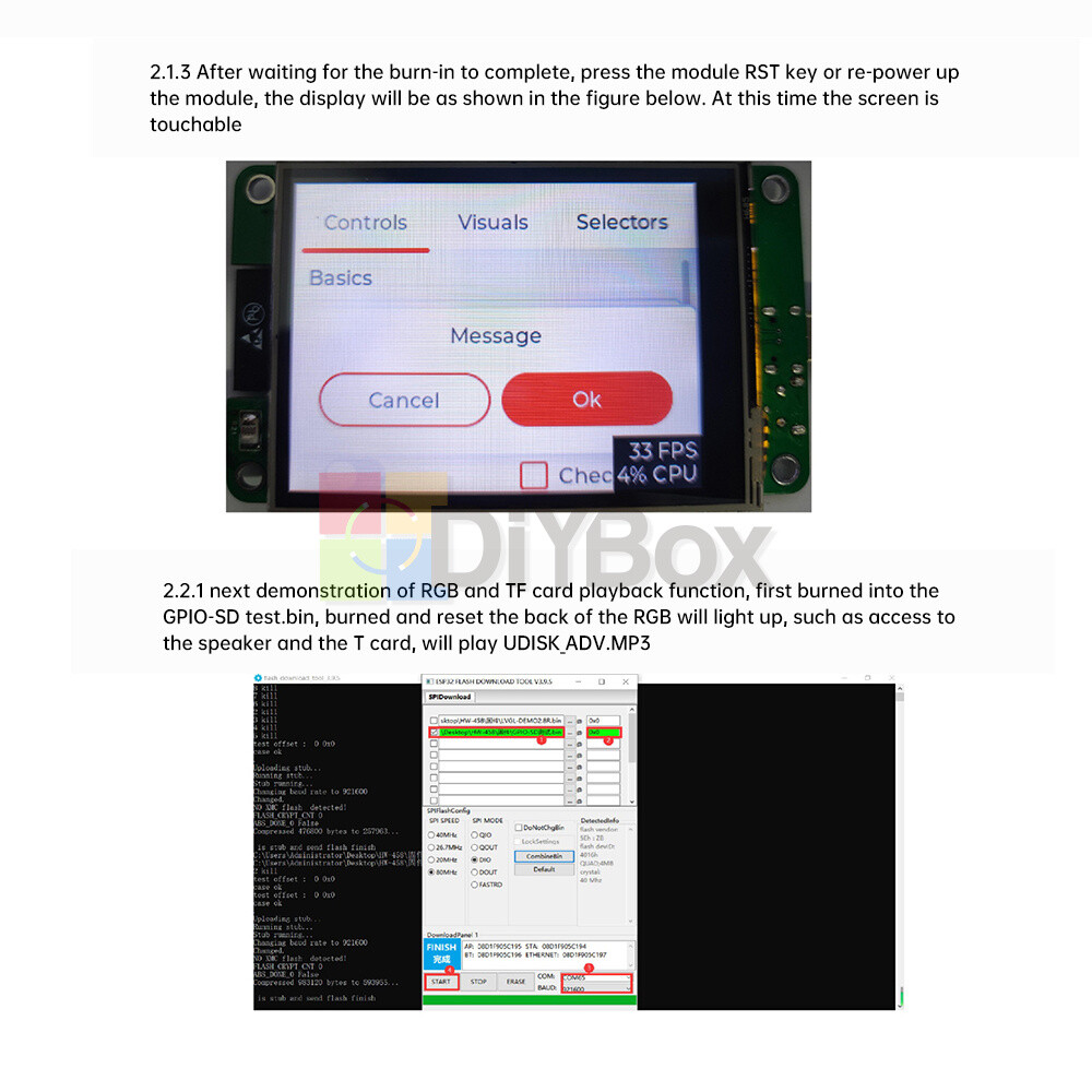 ESP32 WiFi Bluetooth Development Board 2.8in LCD TFT Touch Screen Module 240*320