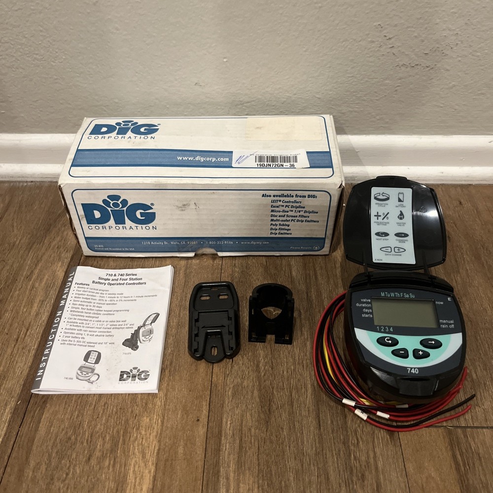 DIG 740 4 Station Battery Operated Controller | 740-000