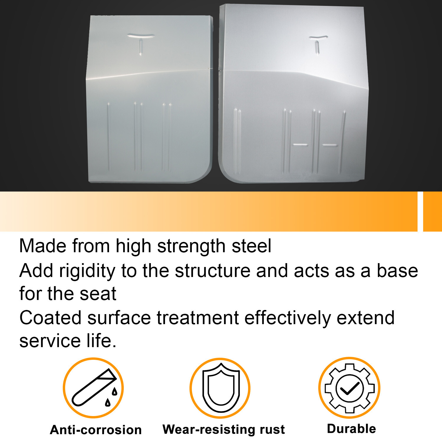 For 1967-1979 FORD F100 F150 F250 F350 & BRONCO FRONT FLOOR PAN PAIR