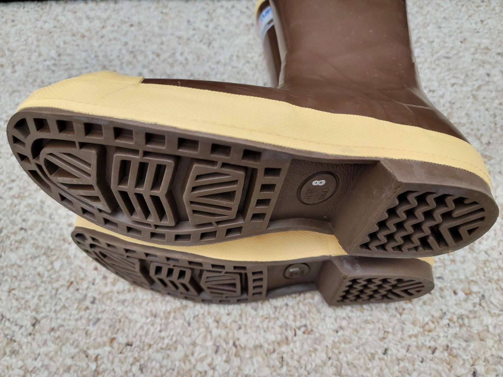 XTRATUF Legacy Steel Toe 15" Neoprene Rubber Boots Size 8