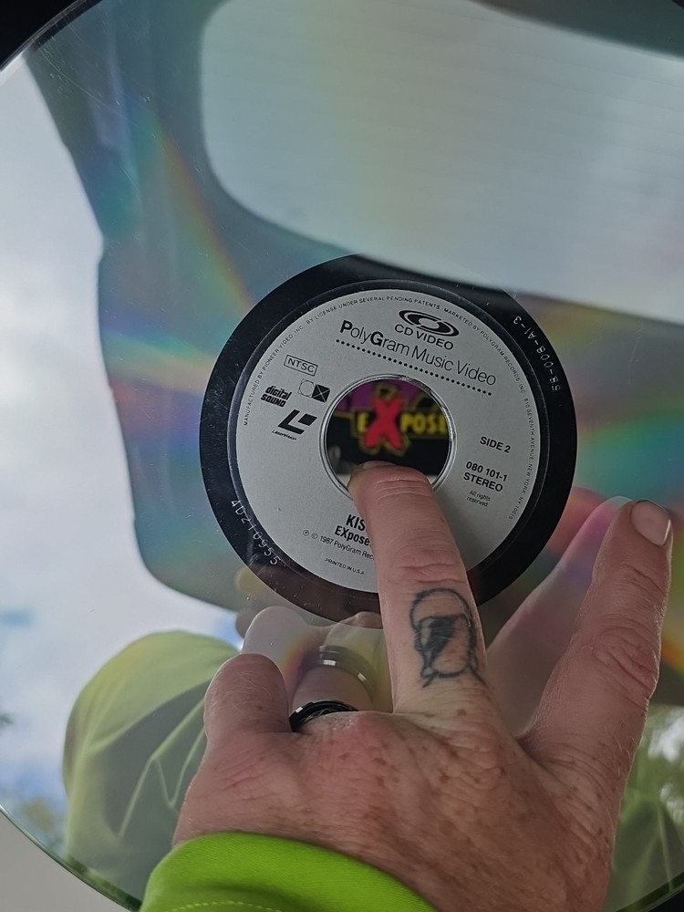 Kiss Exposed Lazerdisc