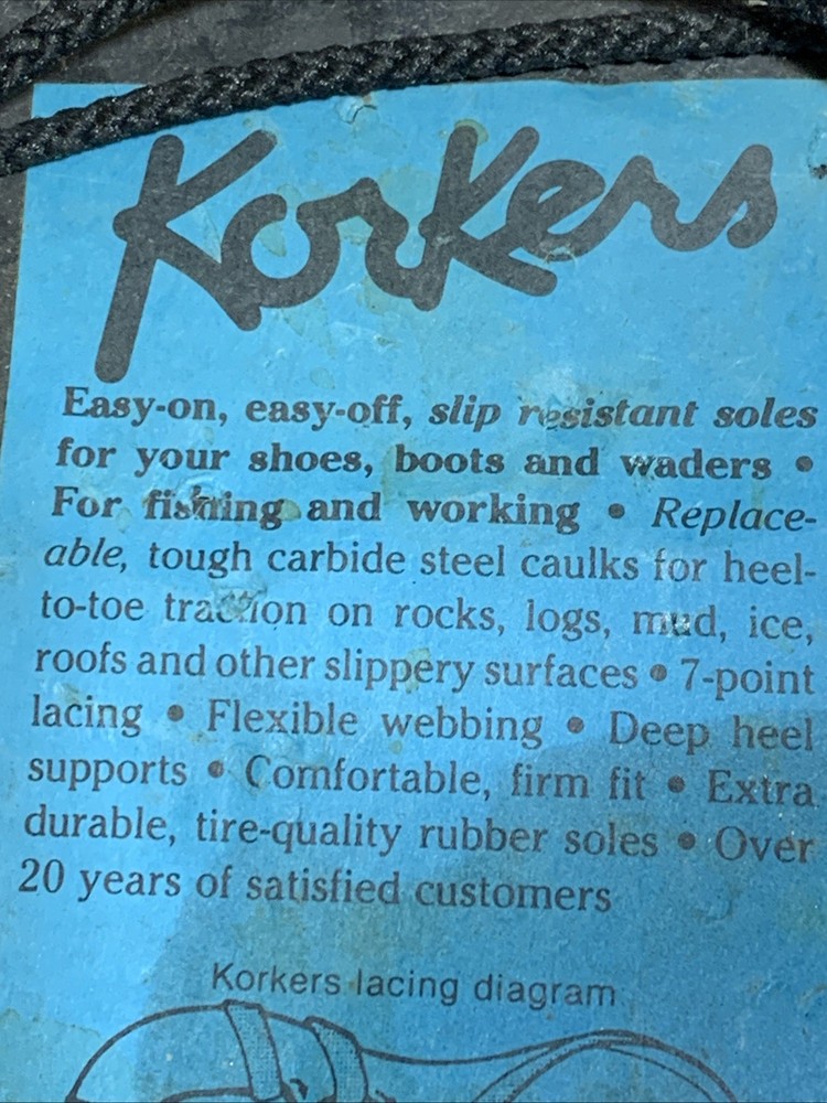 Oregon Korkers "Medium" $35