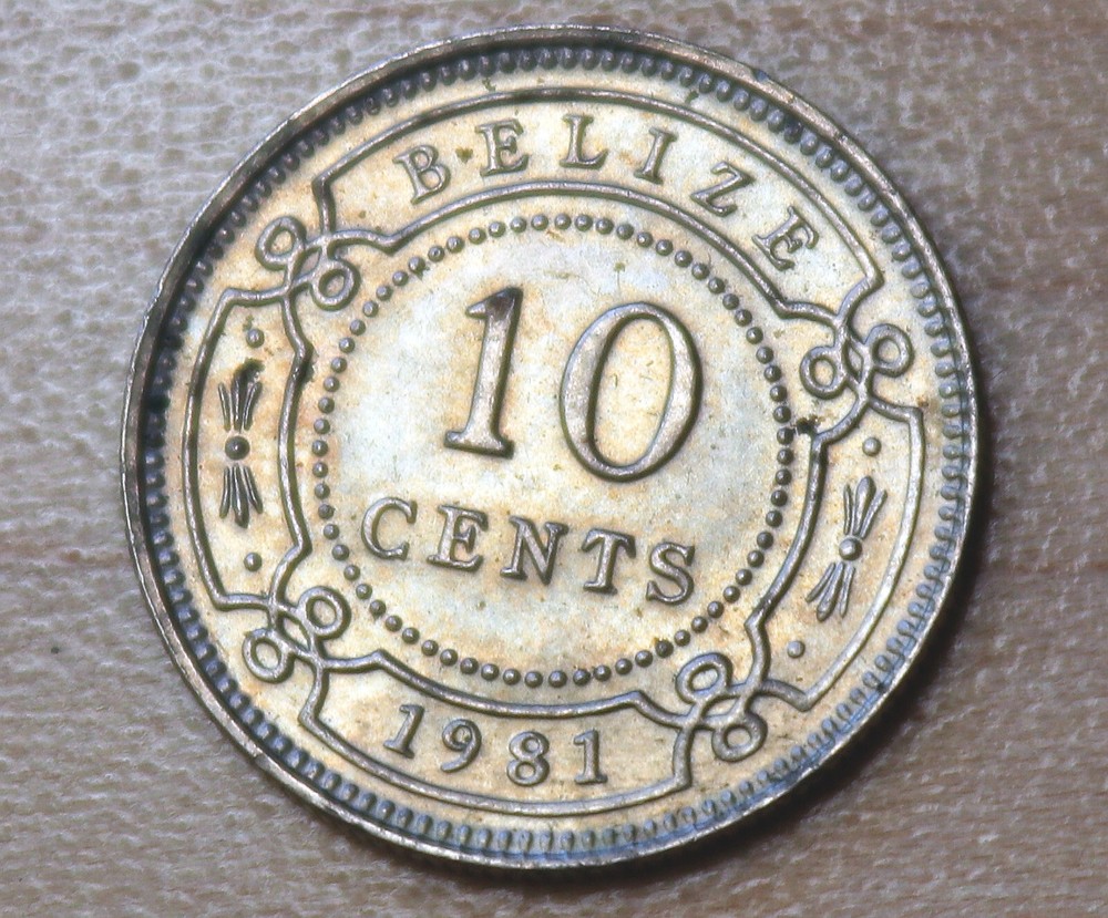 1981 Belize 10 Cents