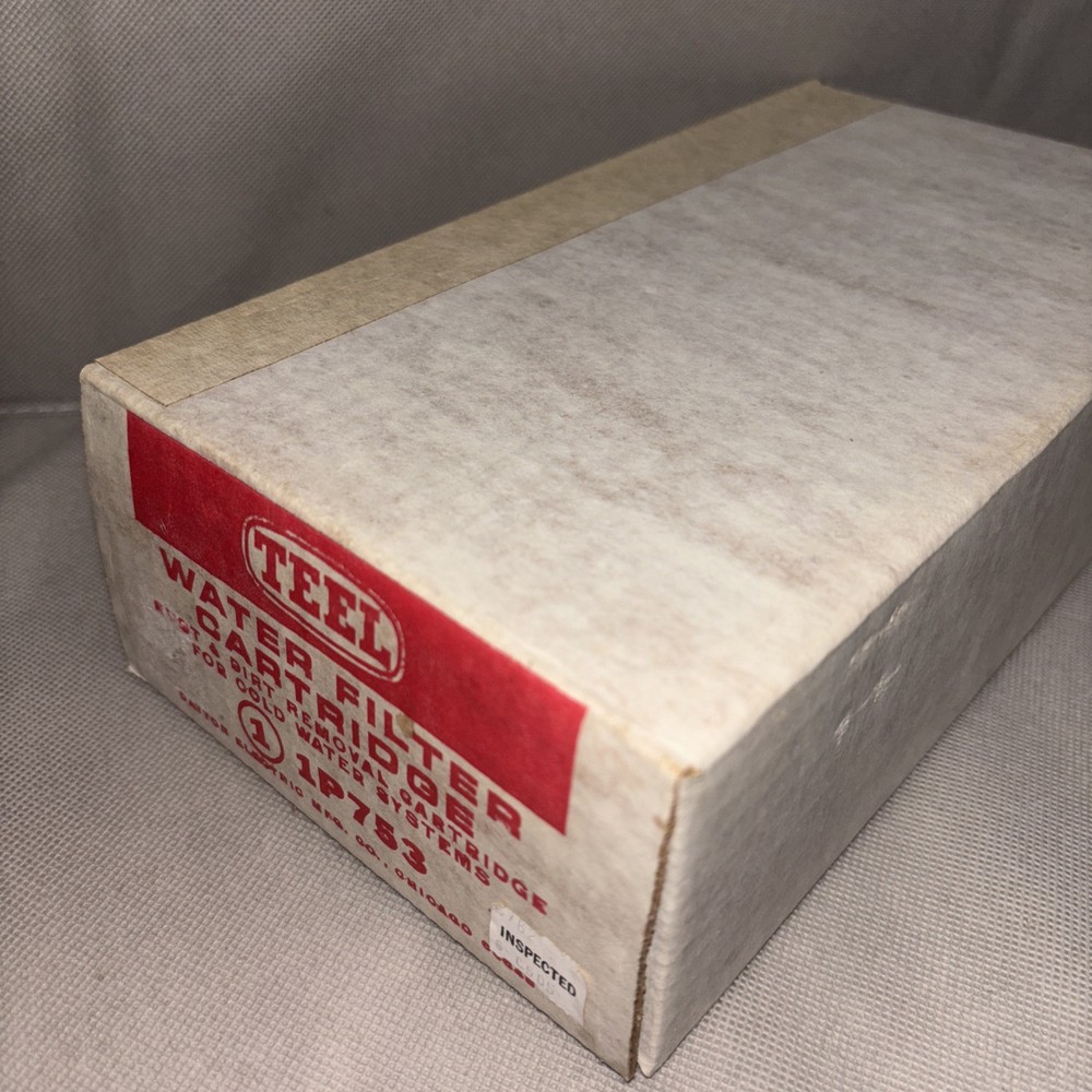 Teel Rust & Dirt Solid Filtering Cartridge, 1P753 - 2 pack - NEW