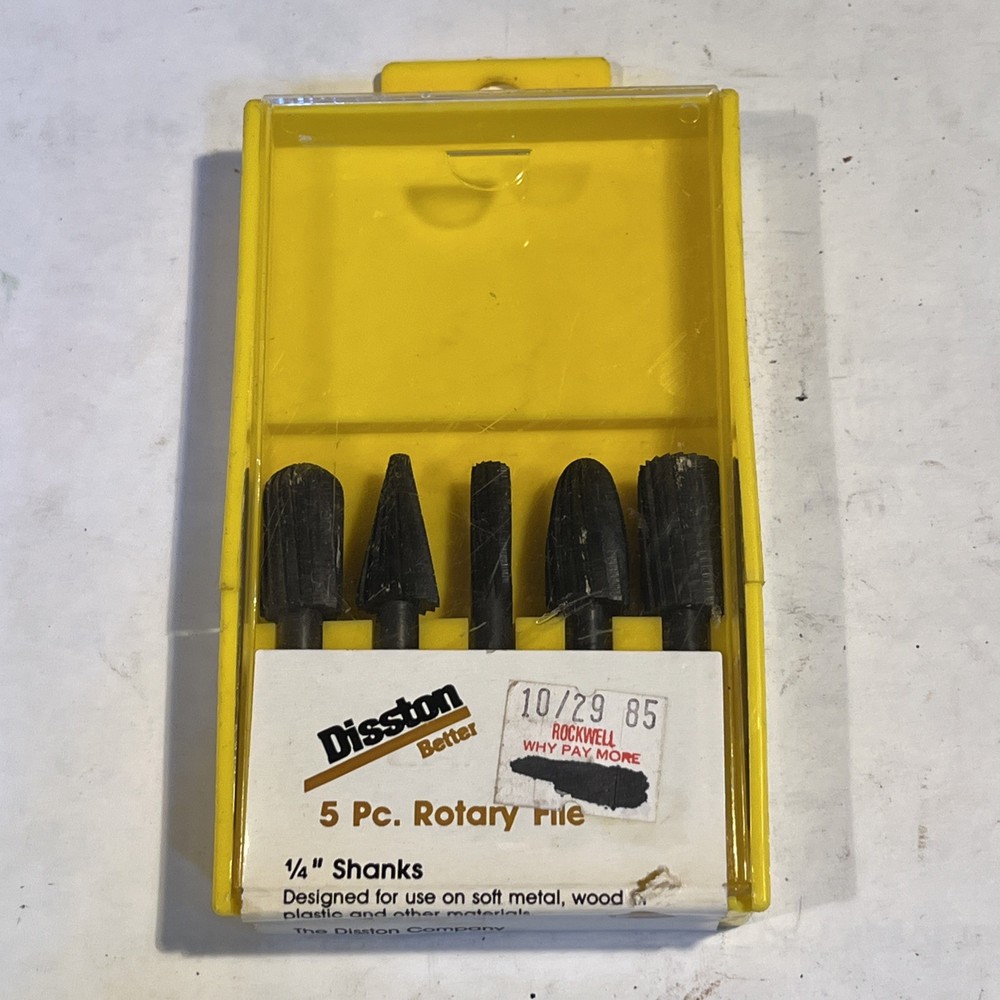 Disston 5pc. Rotary File Set