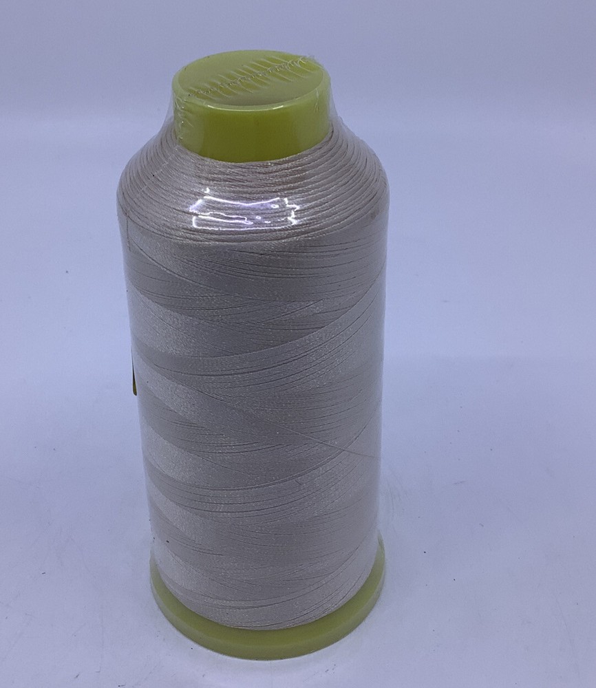 Thread Art Polyester Machine Embroidery Thread Cream Color # 104