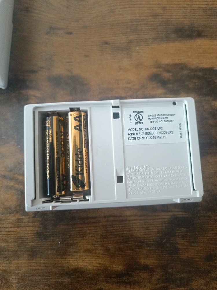 kidde carbon monoxide detector Alarm (Pack 3)
