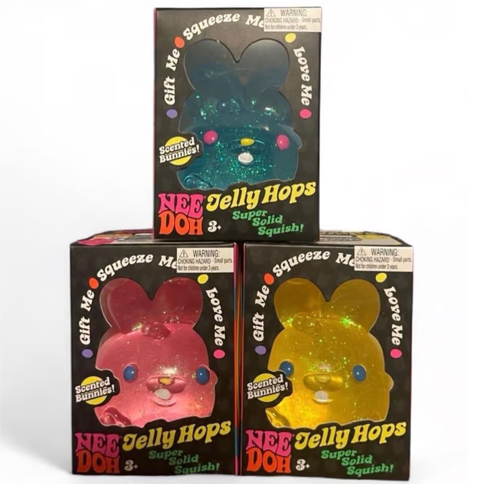 Needo Easter Bunny Stress Toys, Bunny-Shaped Squeeze Sensory Toys