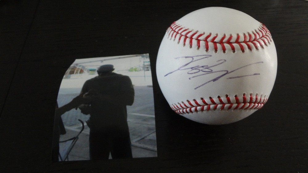 REGGIE WILLITS   AUTOGRAPHED BASEBALL