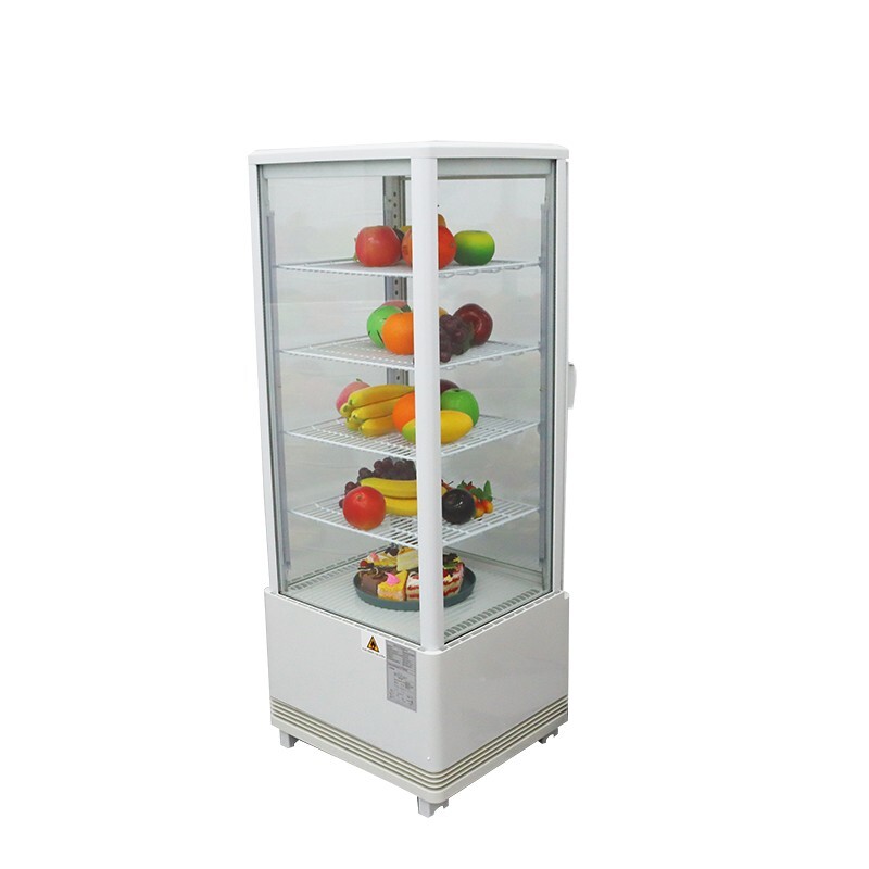 Vertical Refrigerated Case Cake Display Case Bakery Showcase Automatic Defrost