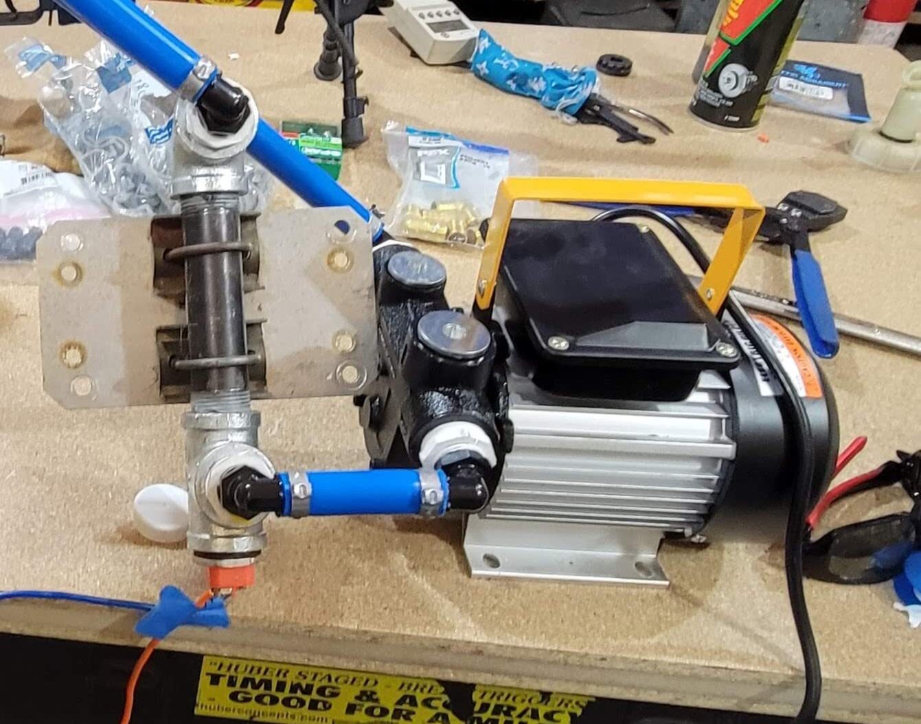 16GPM 550W Oil Diesel Fuel Transfer Pump Self Priming 110V AC 60L/min Oil Pump