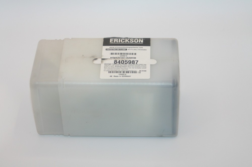 ERICKSON HSK63CHC16080M Shrink Tool Holder * NEW *