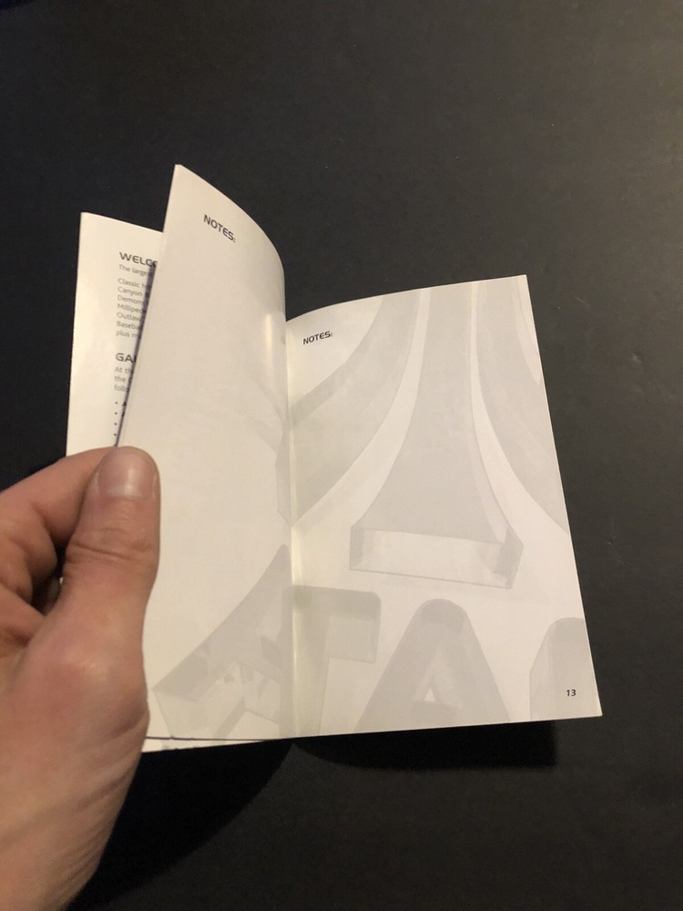 atari anthology xbox Manual Only