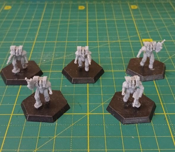 Centaur ProtoMech (point 5 models) , battletech game miniature