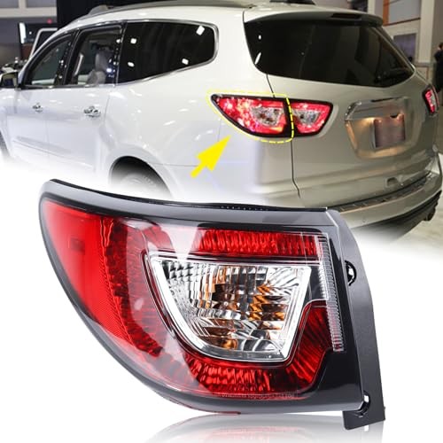 Tail Light Compatible for 2013-2017 Chevy Traverse Outer Rear Left Driver Side