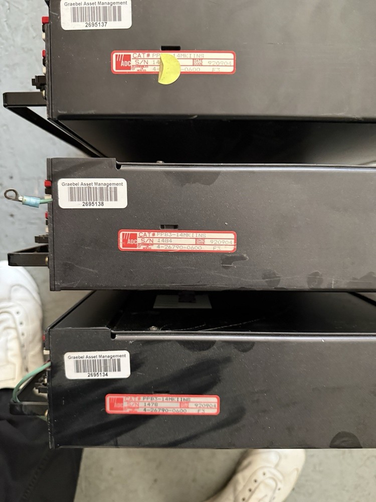 1 - ADC ProPatch PPB3-14MKII-NS 2RU 96-Point Bantam TT Patchbay