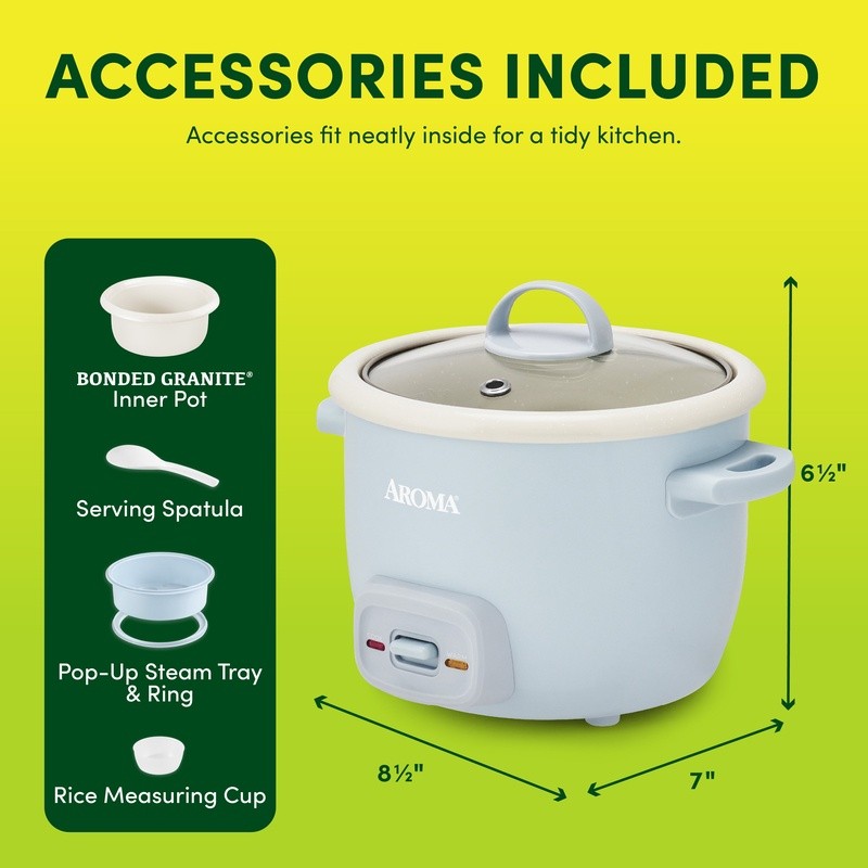 4-Cup Small Rice Cooker W/ Steamer Nonstick Ceramic Automatic Warm Function New