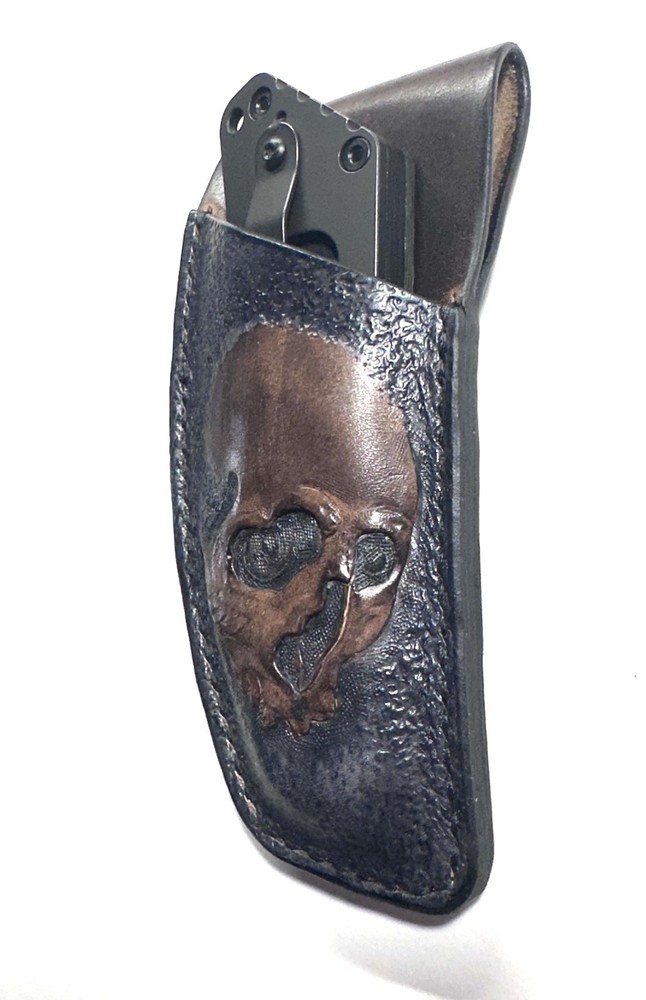 Strider SMF Leather Belt Sheath Handcrafted.