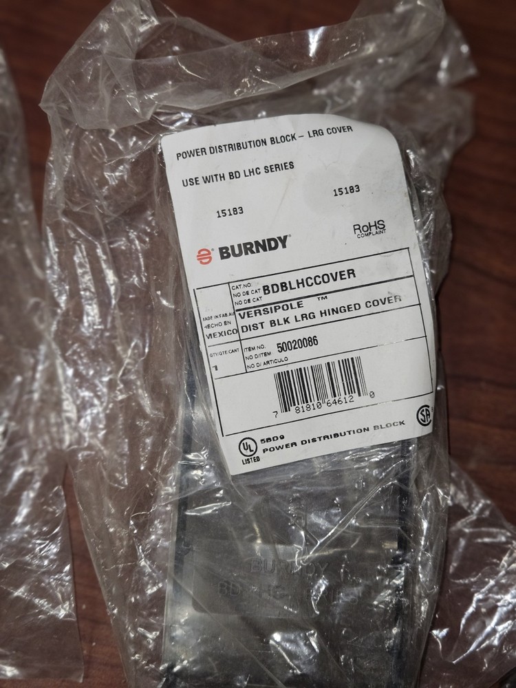 BURNDY BDBLHCCOVER / BDBLHCCOVER (NEW NO BOX)
