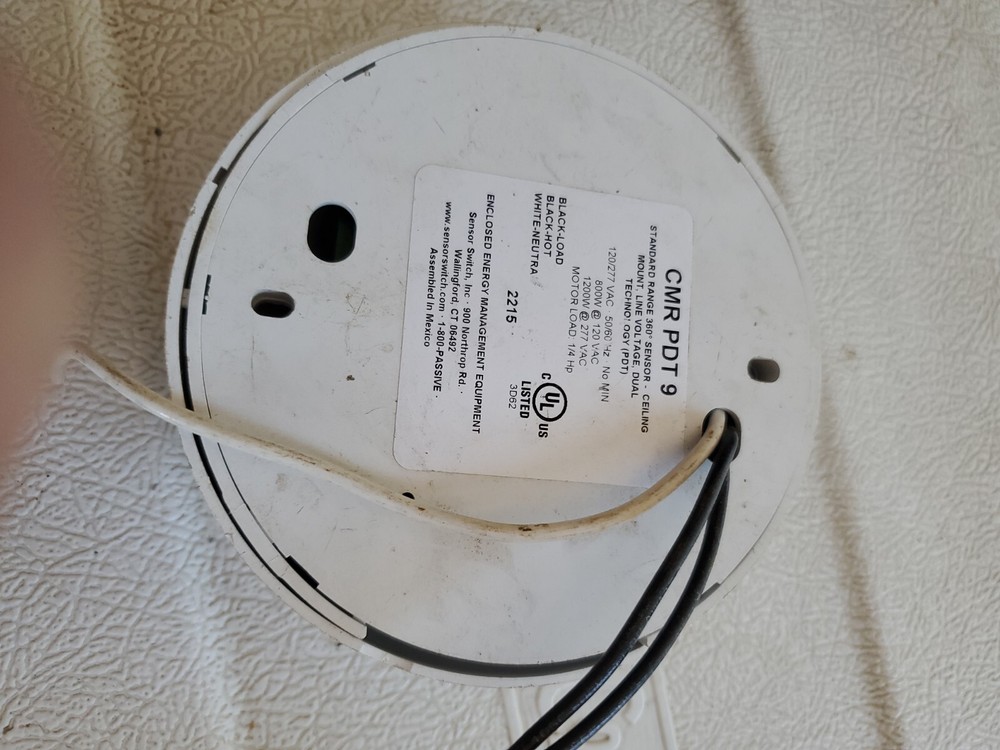 SENSOR SWITCH CMR-PDT-9 360° OCCUPANCY SENSOR, CEILING MOUNT, 120V (PDT), WHITE
