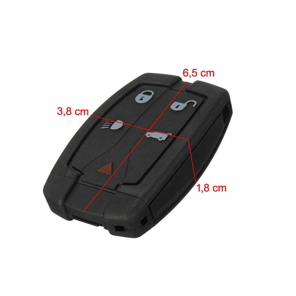 5 Button Blade Key Cover Shell Compatible for Land Rover Freelander 2