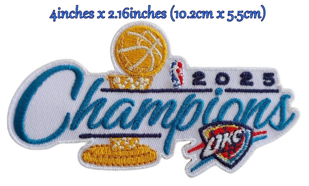 Oklahoma THUNDERS2025 Set 10PCS PER PACK LOGO PATCH,IRON,​Sewing​ on​ Fabrics