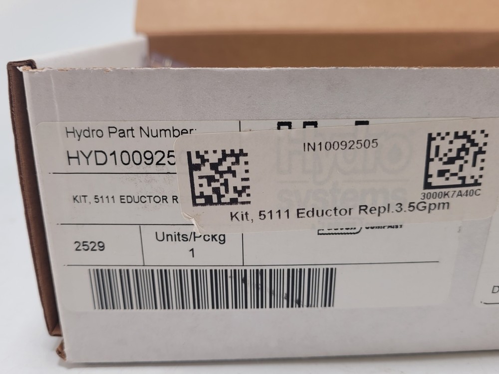 Hydro-Systems 5111 Eductor Replacement 3.5GPM Kit HYD10092505