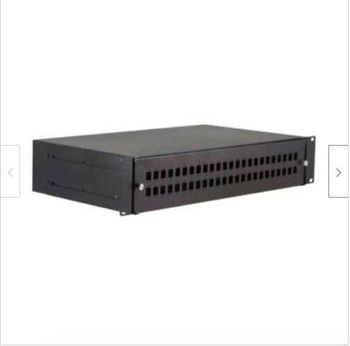 48 Port Rack Mounted Fiber Optic Patch Panel ODF with 48pcs or 96core SC adapter