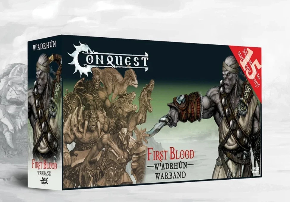 Conquest: W'Adrhun - First Blood Warband - 15 Minis NIB - Para Bellum