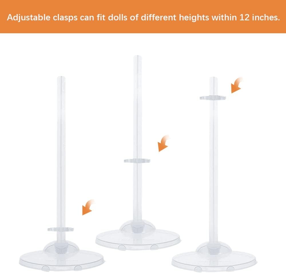 20PCS Doll Holder, Stand Display Ideal 20pc