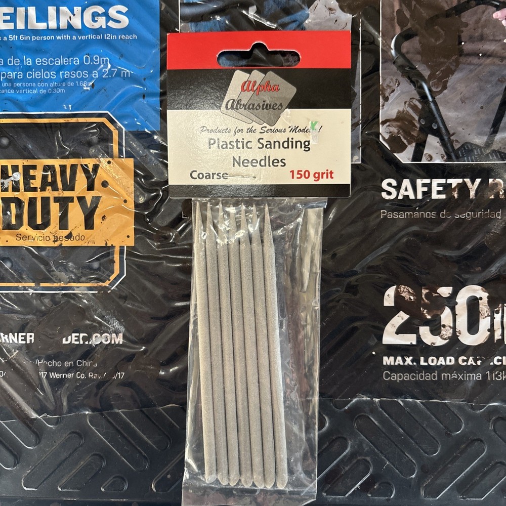 Plastic Sanding Needles - 150 Grit