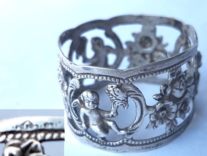 Napkin Ring ALBO Silver about 1950 AL704