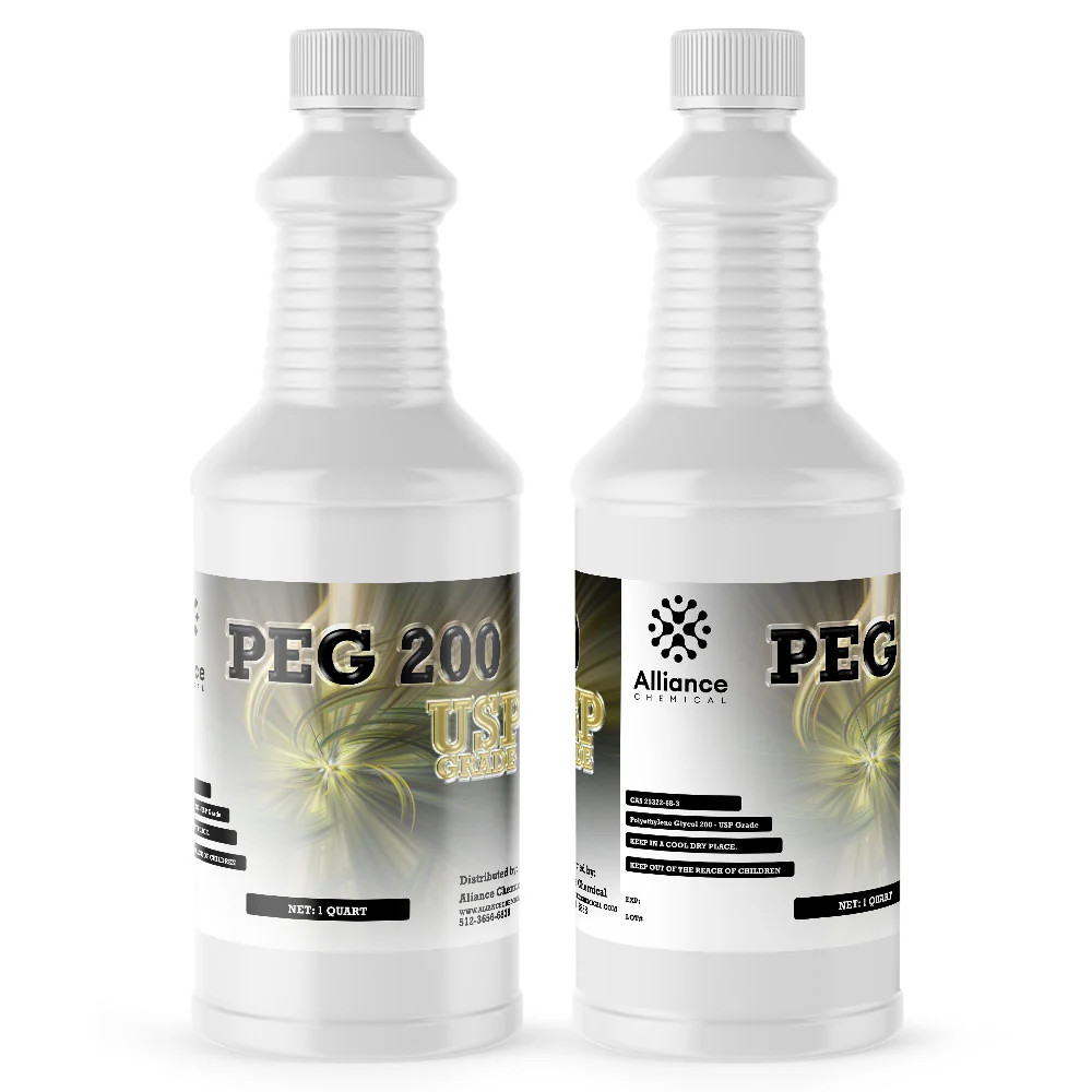 Polyethylene Glycol 200 (PEG) - 2 Quarts