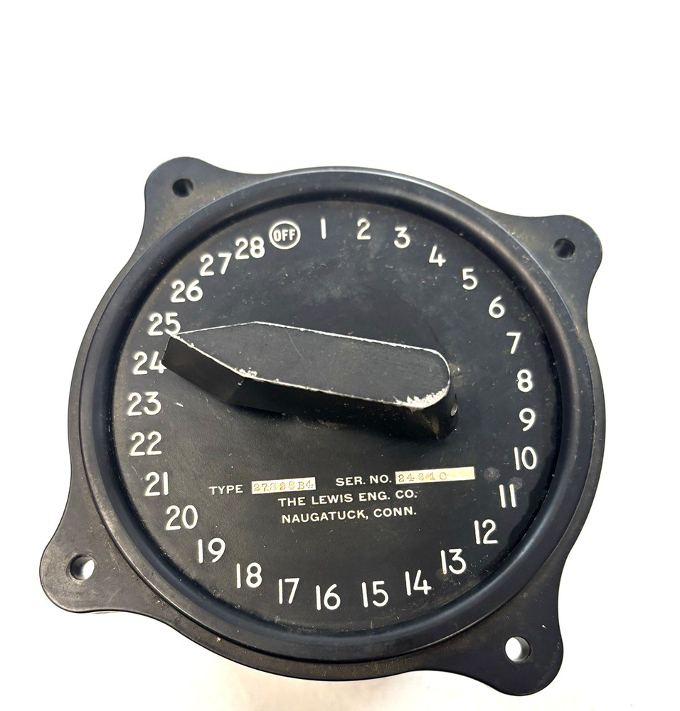 The Lewis Engineering Co. 27S28B4 - 28 Point Temp. Selector Switch 4" Face
