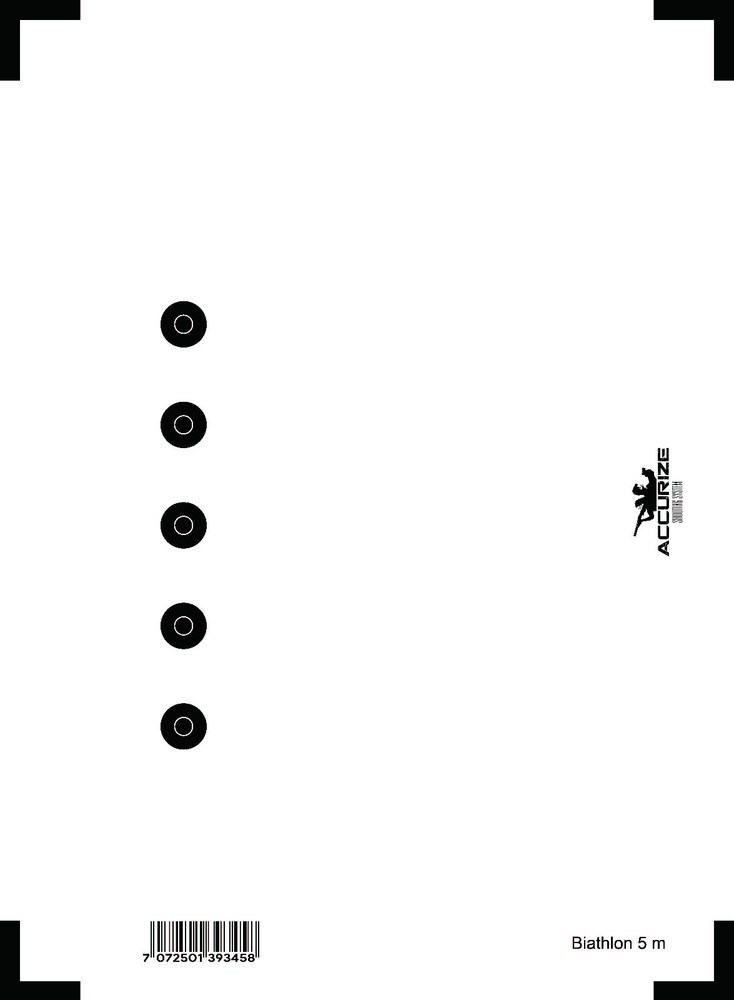 Front target for Accurize shooting system