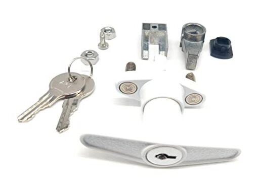 T-Handle Accordion Shutter Lock Kit, Includes 2 Matching Keys