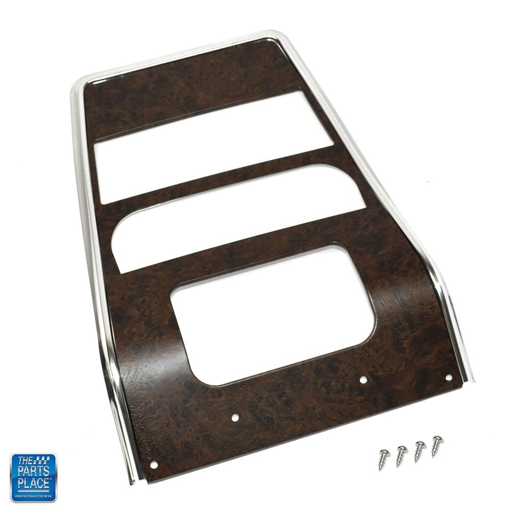 ​​​​​​​1968 Firebird Center Dash Panel Burlwood without A/C