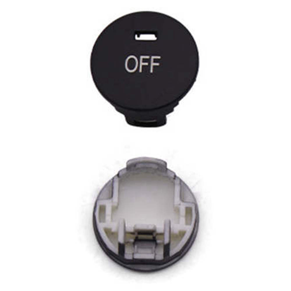 #+ Central Control A/C Panel OFF Switch Button Knob Cover for BMW 5' E60 E63 E64