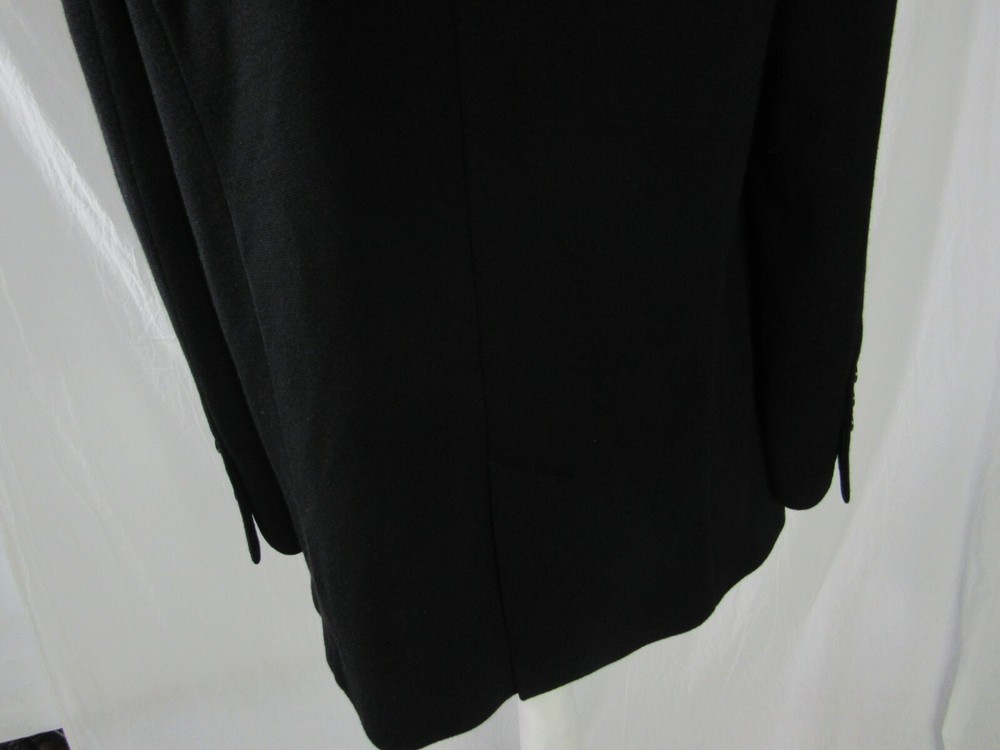 Les Copans Black Blazer Jacket Size 52