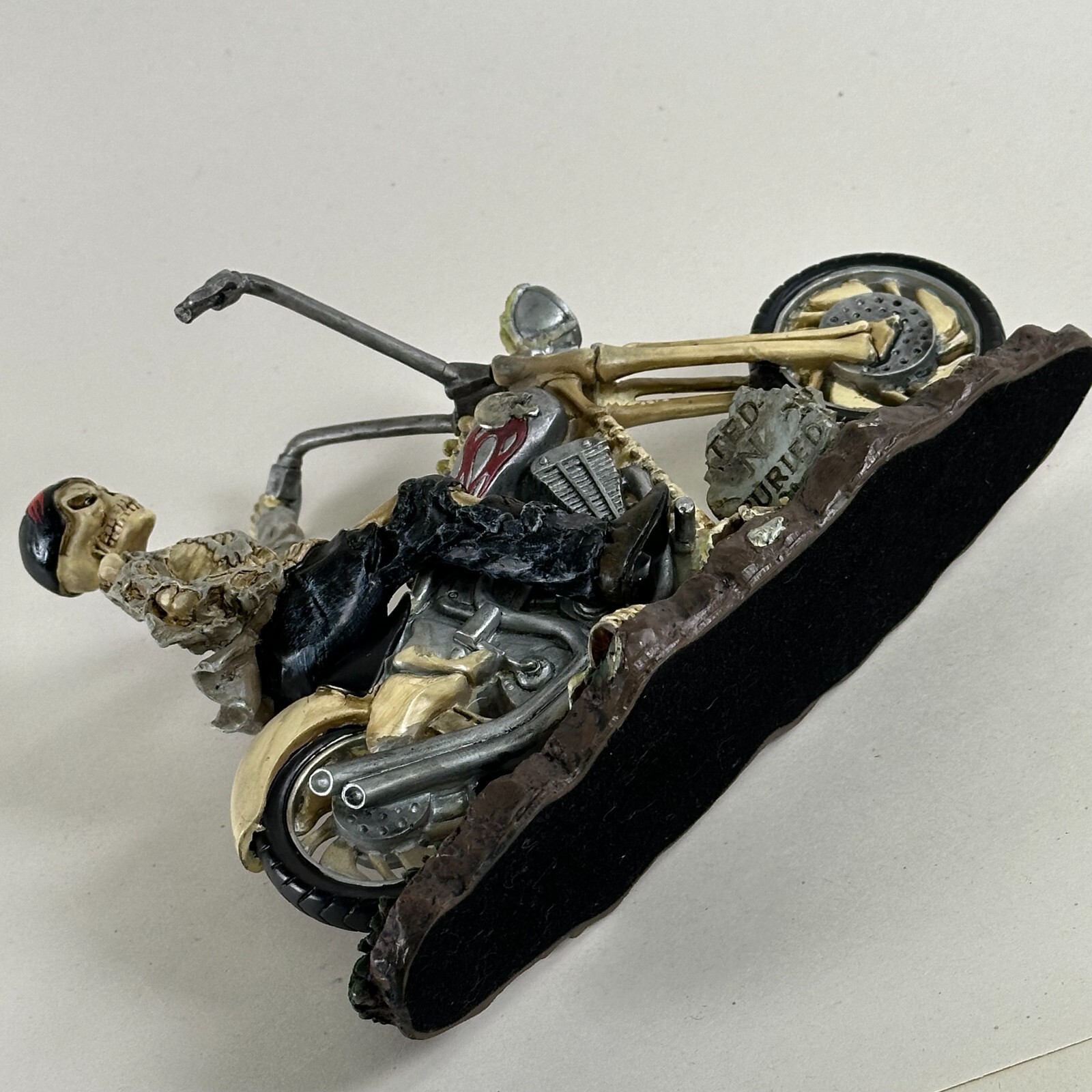 The Skull Choppers Death Rider Sculpture # A0207 Halloween Skeleton Figurine