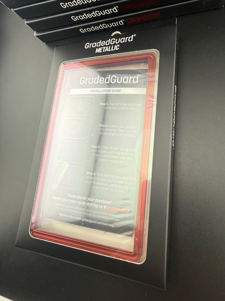 Crimson Metallic GradedGuard PSA